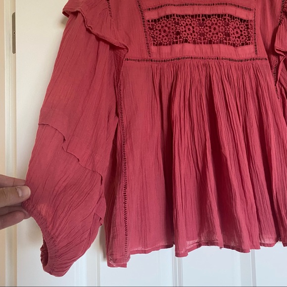 Free People Pink Top - Picture 2 of 7